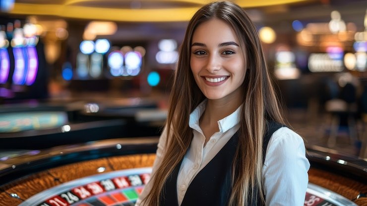Papan taruhan interaktif roulette bujur888 dengan pilihan taruhan dan tampilan saldo pemain